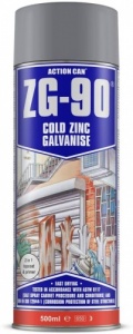ZG-90 COLD ZINC GALVANISING SPRAY 500ML