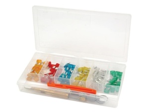 Mini Blade Fuse and Tool Kit Display Box 90 pcs